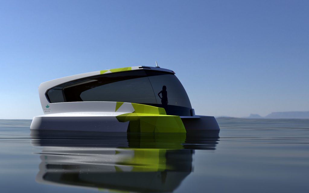 futuristic boat